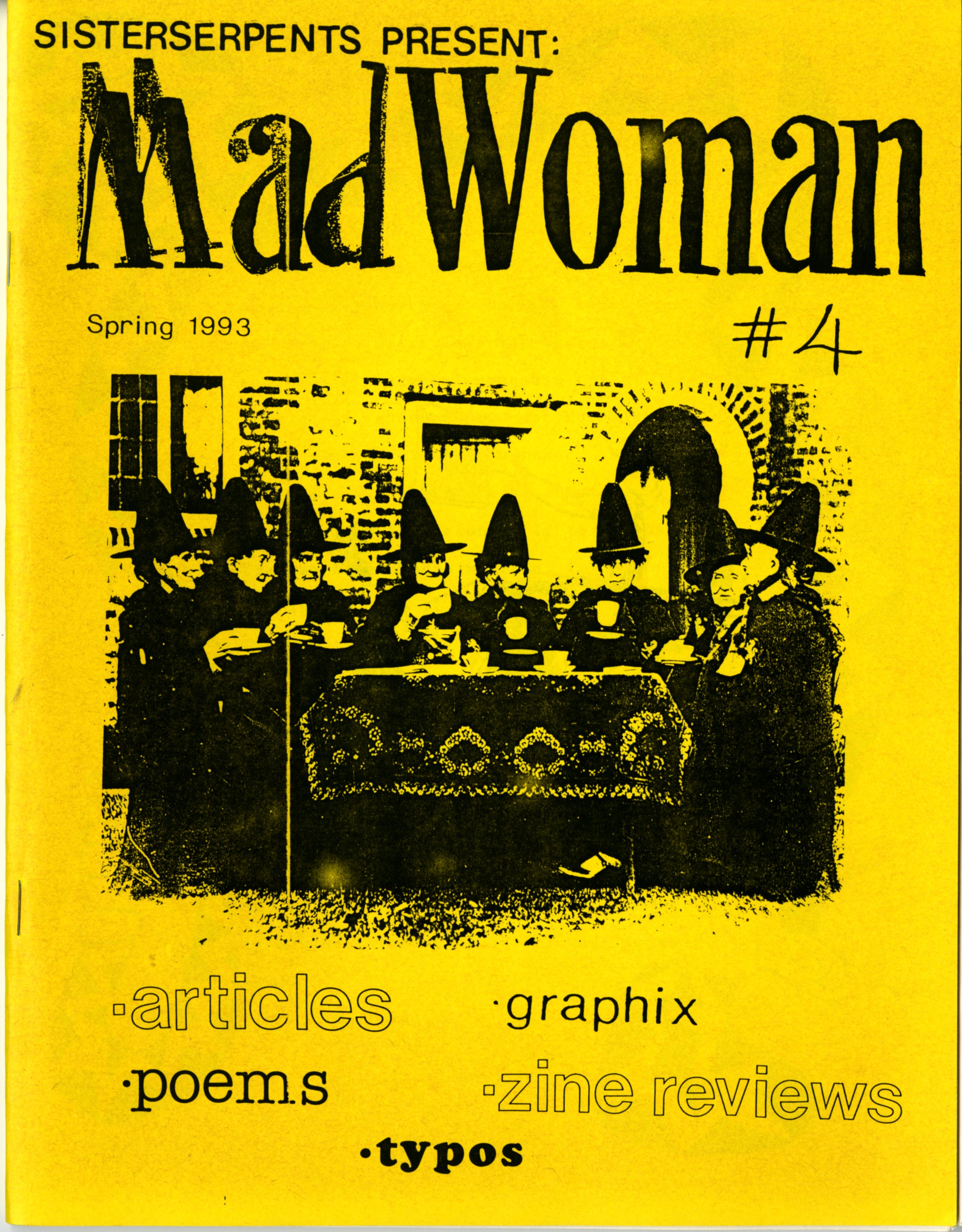 SisterSerpents - Mad Woman, Spring 1993 Cover
